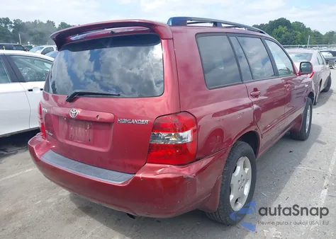 2005 Toyota Highlander Limited V6 z USA, uszkodzony, nr VIN JTEEP21A750087838